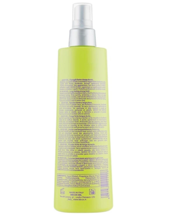 BBcos - Жидкий гель для волос Keratin Perfect Style Liquid Gel 300 мл back
