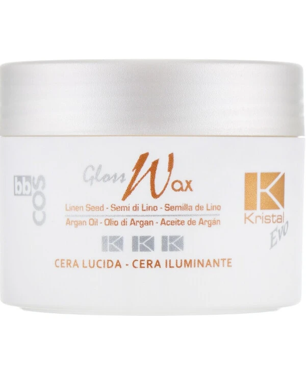 BBcos - Воск для блеска волос Kristal Evo Gloss Wax 100 мл back