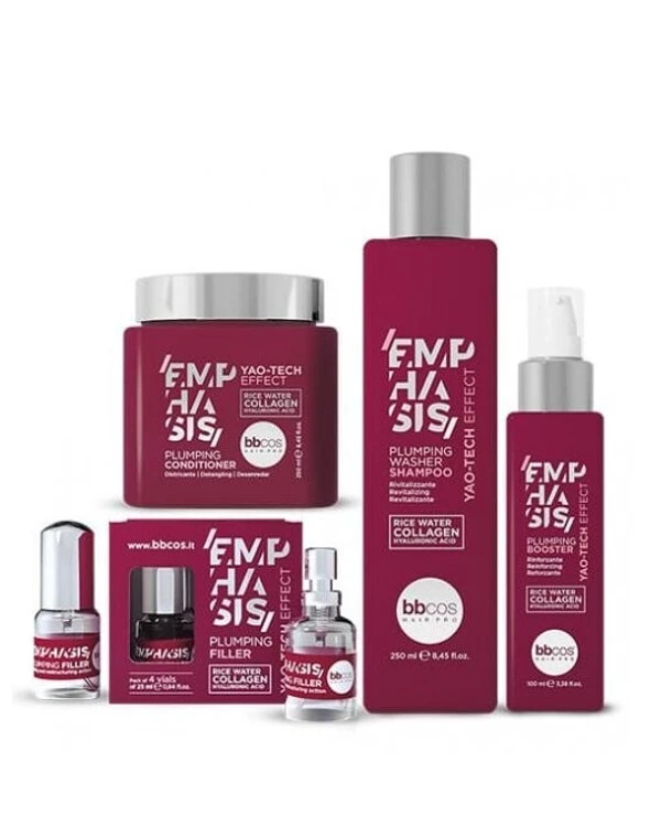 BBcos - Набор-наполнитель для всех типов волос Emphasis Yao-Tech Plumping Kit 