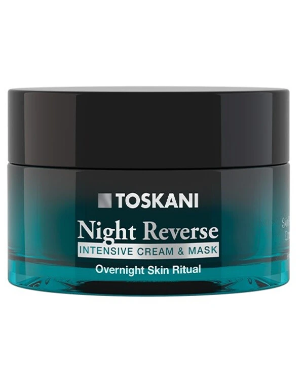 Toskani Cosmetics - Восстанавливающая крем-маска для снятия стресса кожи Night Reverse Intensive Cream & Mask 50 мл