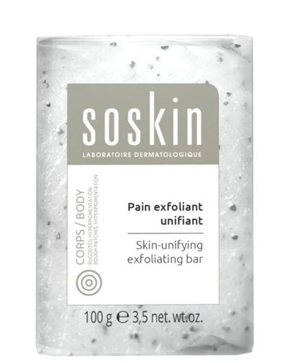 Soskin - Очищающий эксфолиант для тела Skin-Unifying Exfoliating Bar 100 г