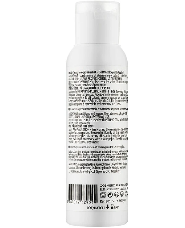 Soskin - Лосьон предпилинговый Pre-Peel Lotion Professional Use 100 мл back