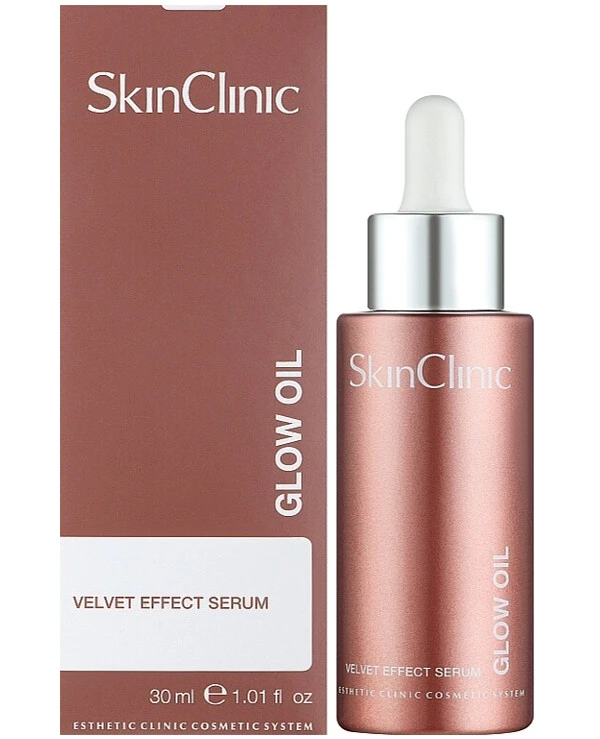 SkinClinic - Сыворотка для лица с бархатным эффектом Glow Oil 30 мл back