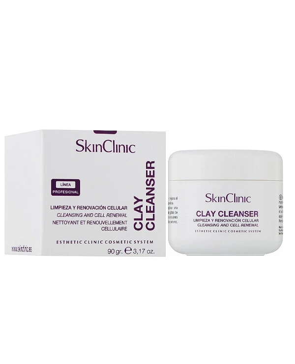 SkinClinic - Renewing brightening face mask with mandelic and AHA acids Clay Cleanser 90 g back
