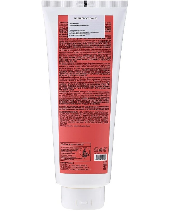 Comfort Zone - Криогель для уменьшения отечности ног Body Strategist Refreshing Cryo Leg Gel 400 мл back