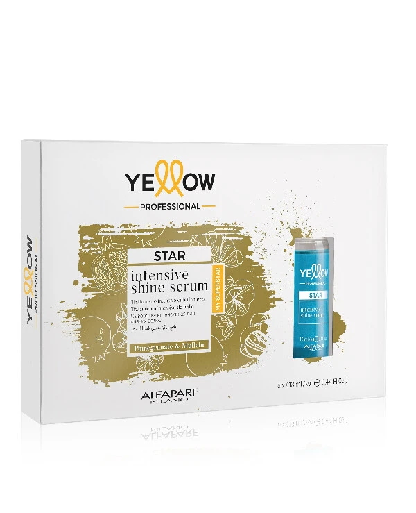 Yellow - Сыворотка для блеска волос Intensive Shine Serum 13 мл х 6 шт