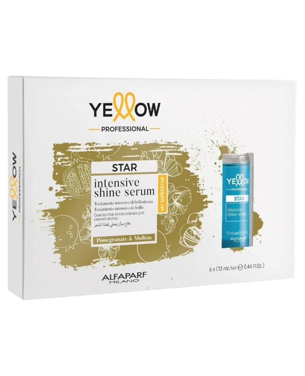 Yellow - Сыворотка для блеска волос Intensive Shine Serum 13 мл х 6 шт