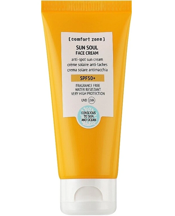 Comfort Zone - Солнцезащитный крем для лица против пигментных пятен Sun Soul Face Cream SPF50+ 60 мл