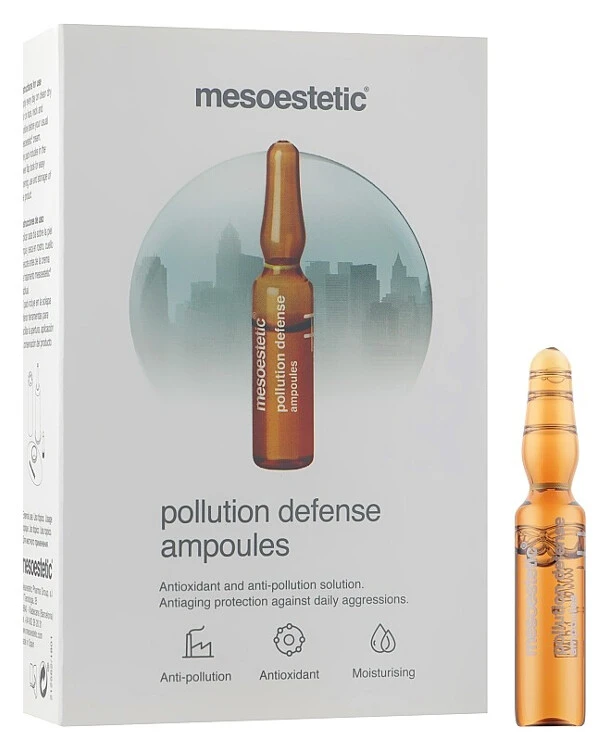 Mesoestetic - Ампулы для лица Pollution Defense Ampoules 2 мл х 10 шт