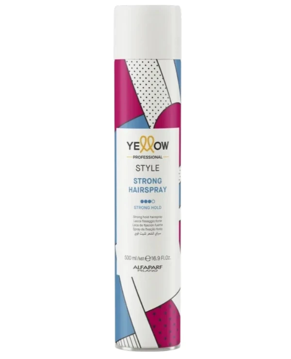 Yellow - Лак для волос сильной фиксации Strong Hairspray 500 мл