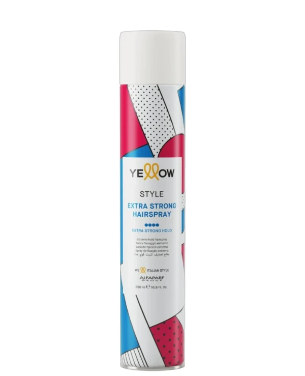 Yellow - Лак для волос экстра-сильной фиксации Extra Strong Hairspray 500 мл