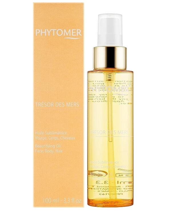 Phytomer - Драгоценное масло для кожи лица, тела и волос Tresor Des Mers Beautifying Oil Face, Body, Hair 100 мл back