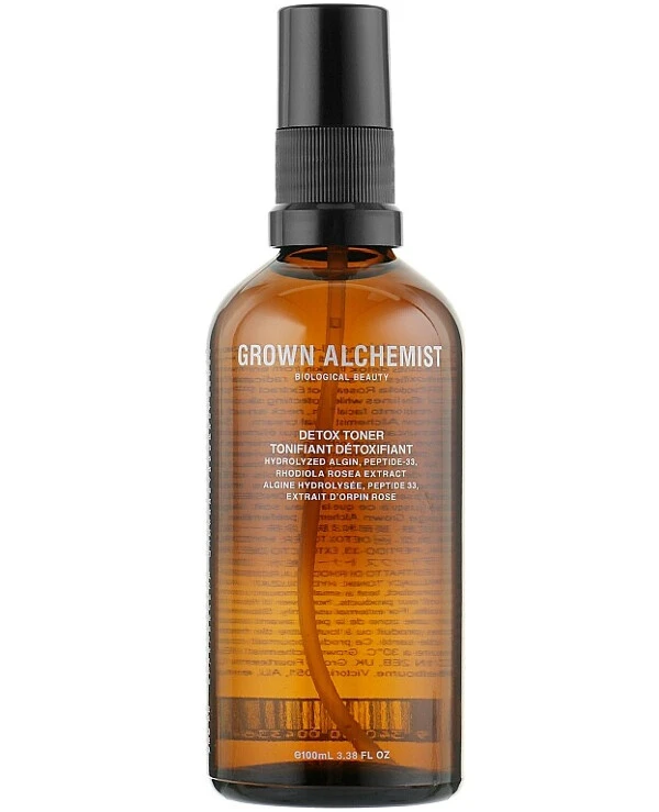 Grown Alchemist - Детоксифицирующий тоник для лица Detox Toner Hydrolyzed Algin 100 мл