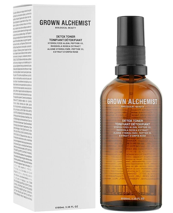 Grown Alchemist - Детоксифицирующий тоник для лица Detox Toner Hydrolyzed Algin 100 мл back
