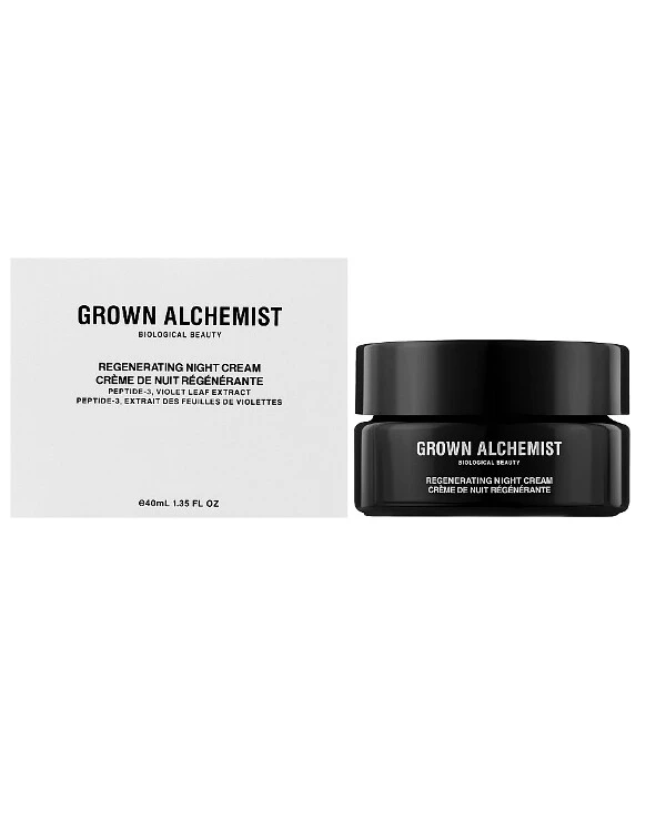 Grown Alchemist - Ночной крем для лица Regenerating Night Cream Neuro Peptide Violet 40 мл back