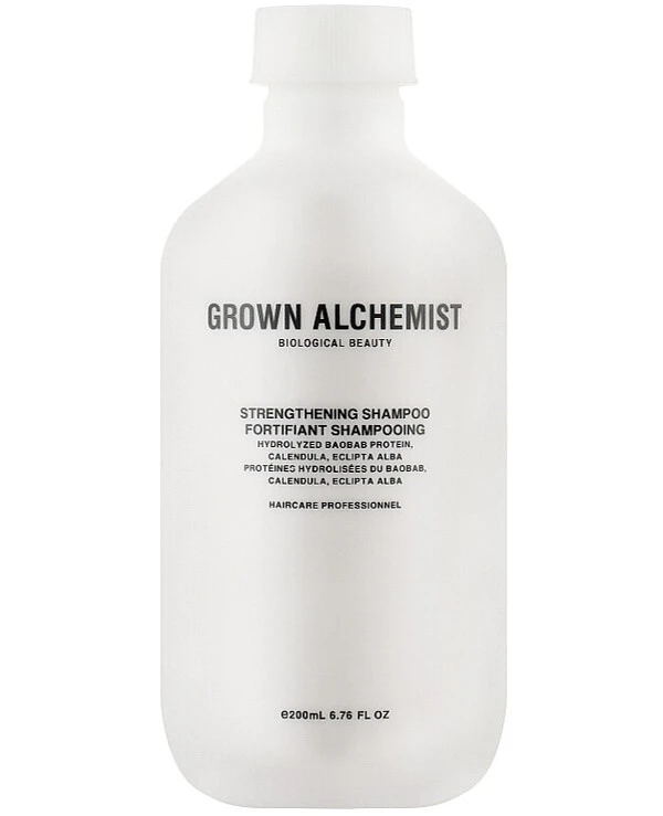Grown Alchemist - Укрепляющий шампунь Strengthening Shampoo 0.2 Hydrolyzed Bao-Bab Protein & Calendula & Eclipta Alba 200 мл