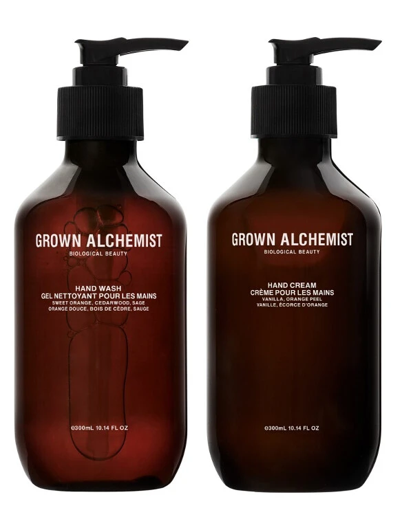 Grown Alchemist - Роскошный Дуэт СПА очищение и питание тела Giving Body Cleanser & Cream Gift Set 300 мл х 2 шт back