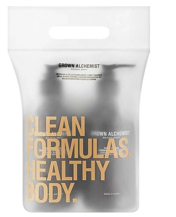 Grown Alchemist - Дуэт для Тела Свежесть и Восстановление Refresh & Rejuvinate Body care Twinset 300 мл х 2 шт