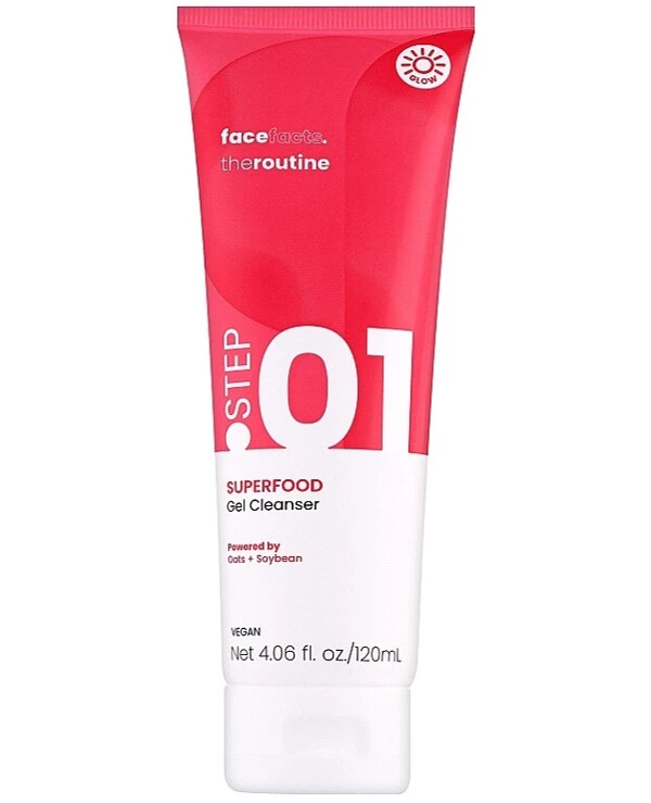 Face Facts - Гель для умывания The Glow Routine Superfood Gel Cleanser 120 мл