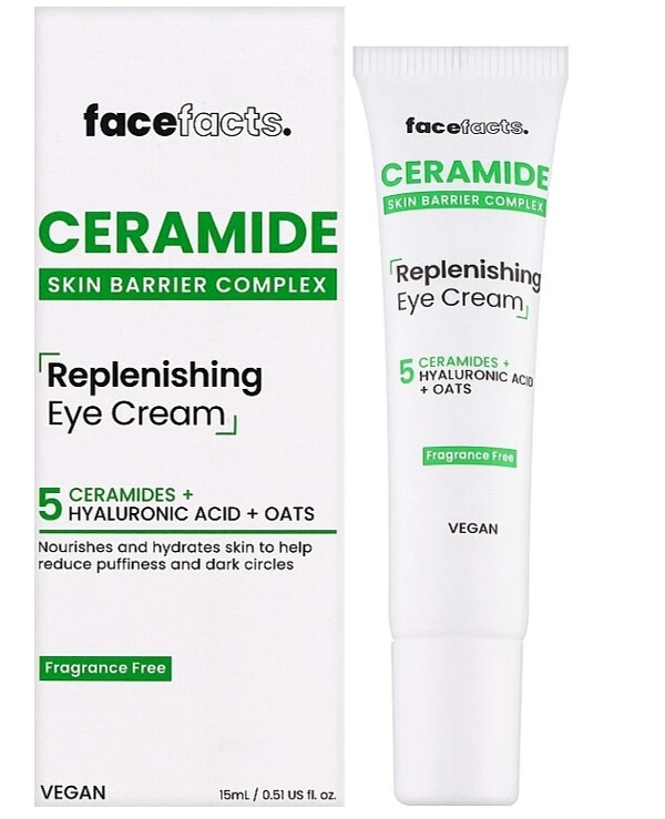 Face Facts - Восстанавливающий крем для кожи вокруг глаз с керамидами Ceramide Replenishing Eye Cream 17 мл back