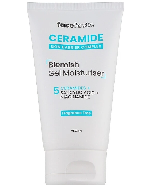 Face Facts - Увлажняющий гель с керамидами для воспаленной кожи лица Ceramide Blemish Gel Moisturiser 50 мл