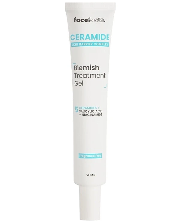 Face Facts - Гель с керамидами для уменьшения воспалений на коже лица Ceramide Blemish Treatment Gel 50 мл