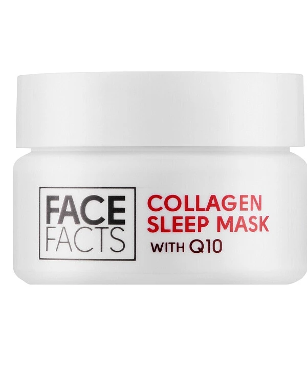 Face Facts - Ночная гель-маска с коллагеном и коэнзимом Q10 Collagen & Q10 Gel Sleep Mask 50 мл