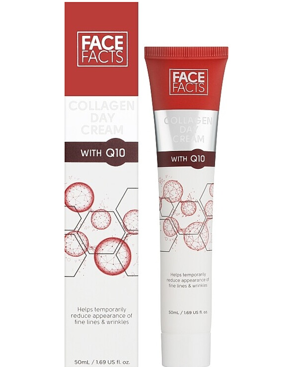 Face Facts - Day cream for facial skin with collagen and coenzyme Q10 Collagen & Q10 Day Cream 50ml back