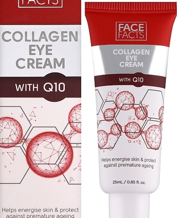 Face Facts - Eye cream with collagen and coenzyme Q10 Collagen & Q10 Eye Cream 25ml back