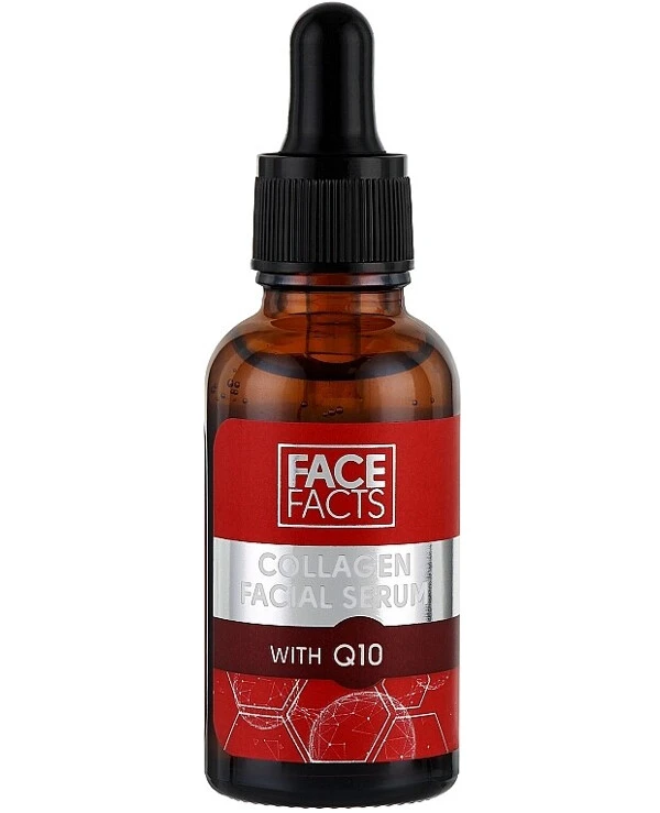 Face Facts - Сыворотка для кожи лица с коллагеном и коэнзимом Q10 Collagen & Q10 Face Serum 30 мл