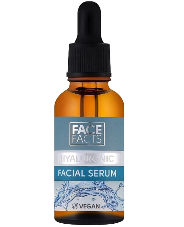 Face Facts - Гиалуроновая увлажняющая сыворотка для лица Hyaluronic Face Serum 30 мл