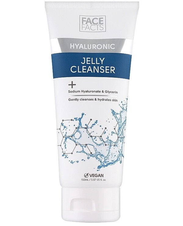 Face Facts - Гиалуроновое очищающее желе Hyaluronic Acid Jelly Cleanser 150 мл