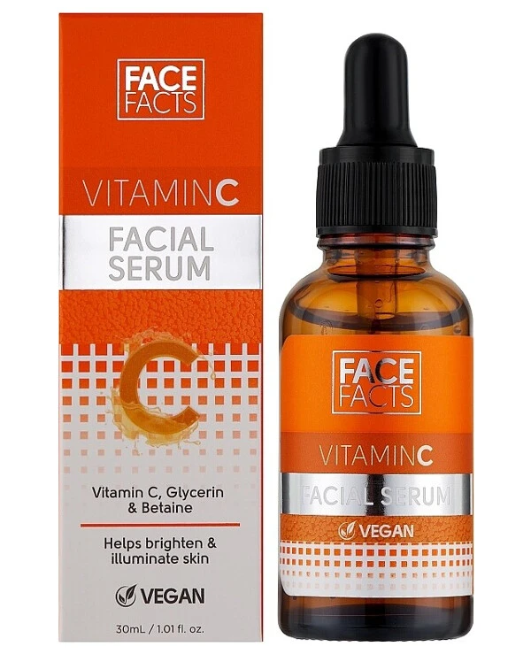 Face Facts - Сыворотка для кожи лица с витамином С Vitamin C Brightening Facial Serum 30 мл back