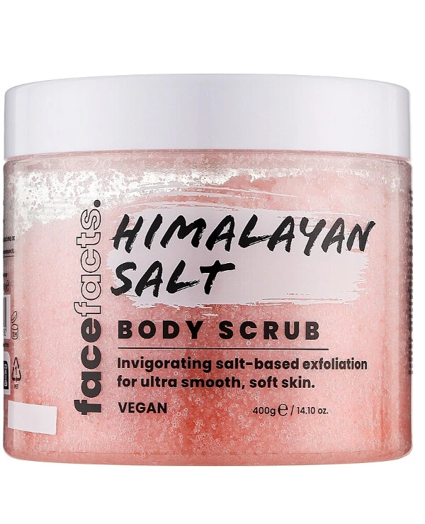 Face Facts - Скраб для тела Розовая гималайская соль Body Scrubs Pink Himalayan Salt 400 г