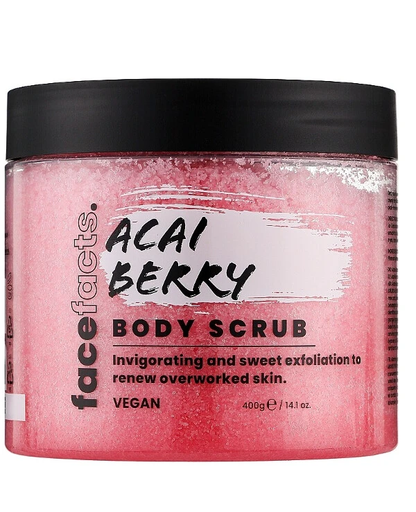 Face Facts - Скраб для тела Ягода асаи Body Scrub Acai Berry 400 г