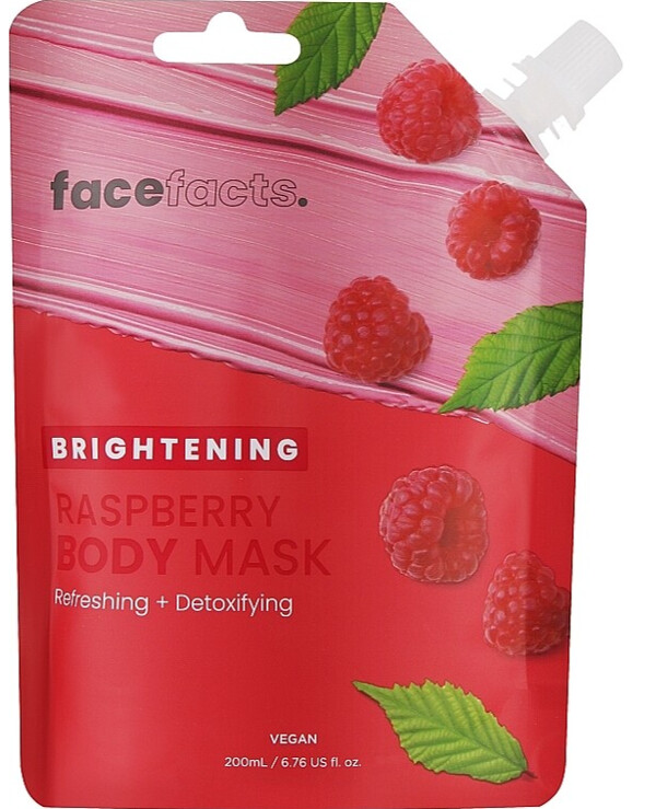 Face Facts - Brightening Raspberry Body Mask Body Mud Mask Brightening Raspberry 200ml