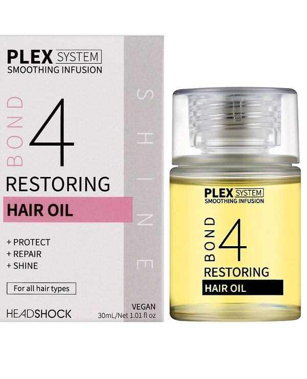 Face Facts - Восстанавливающее масло для волос №4 Headshock Plex System Restoring Hair Oil 4 30 мл back