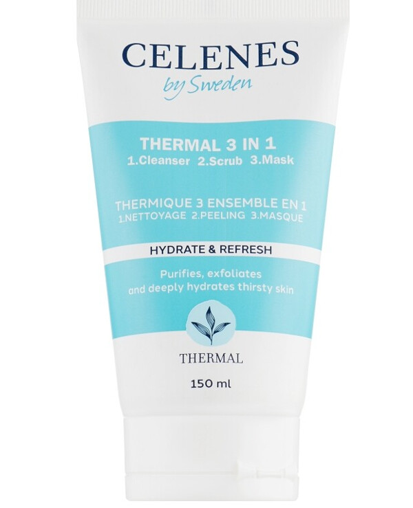 Celenes - Thermal cleansing peeling-scrub-mask 3in1 Thermal 3in1 Cleanse-Scrub-Mask 150ml