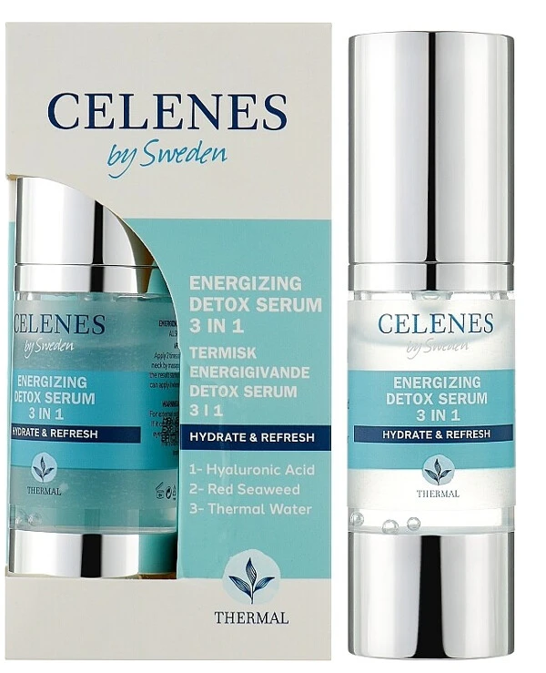 Celenes - Термальная детокс сыворотка 3 в 1 Thermal Energizing Detox Serum 3 In 1 30 мл back