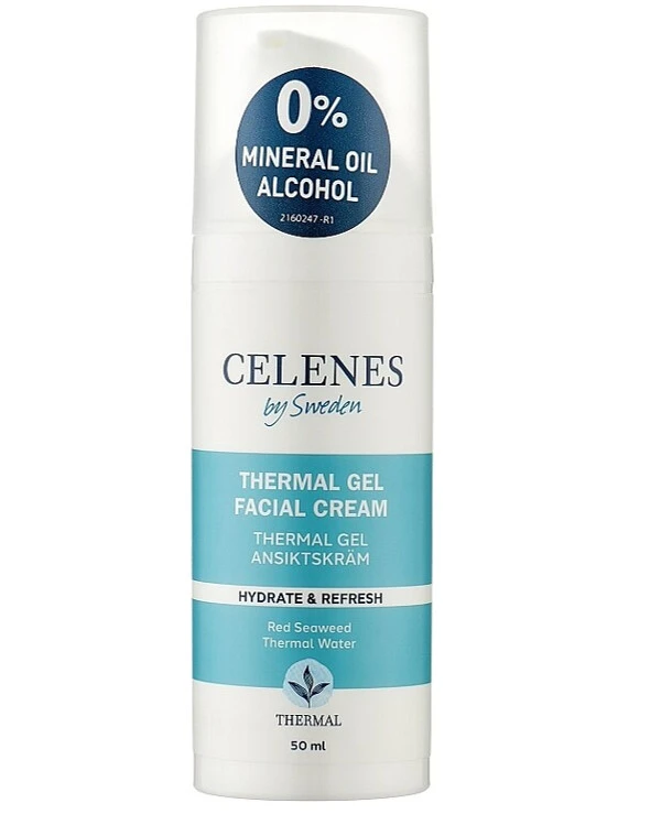 Celenes - Термальный увлажняющий гель-крем для всех типов кожи Thermal Facial Gel Cream 50 мл