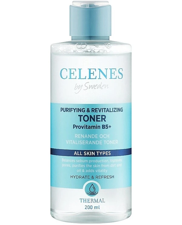 Celenes - Thermal cleansing and revitalizing facial toner Thermal Purifying And Revitalizing Toner 200ml