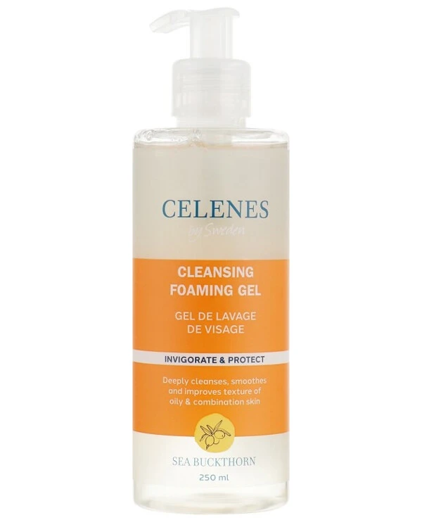 Celenes - Гель-пенка с облепихой для жирной и комбинированной кожи Sea Buckthorn Cleansing Gel Oily and Combination Skin 250 мл