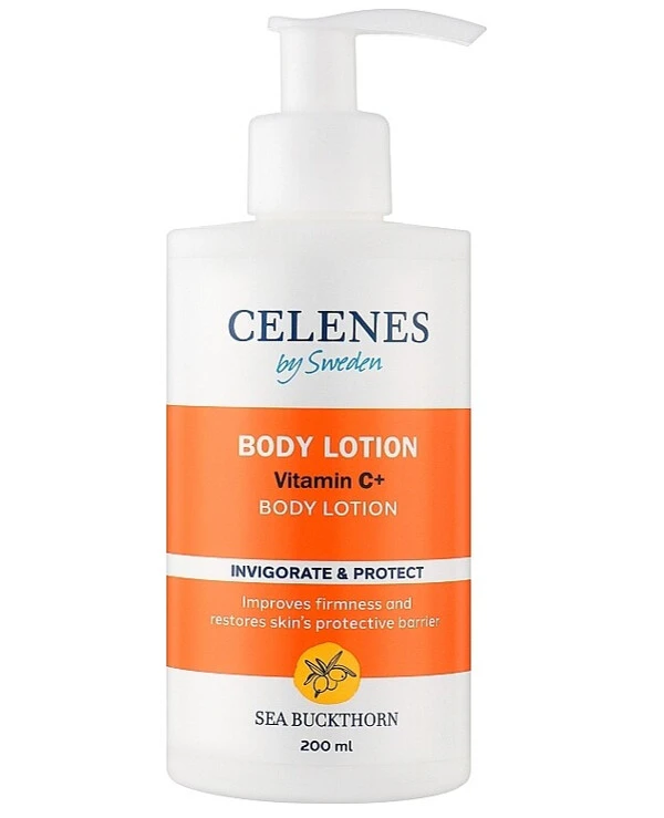 Celenes - Лосьон для тела с облепихой для всех типов кожи Sea Buckthorn Body Lotion All Skin Types 200 мл