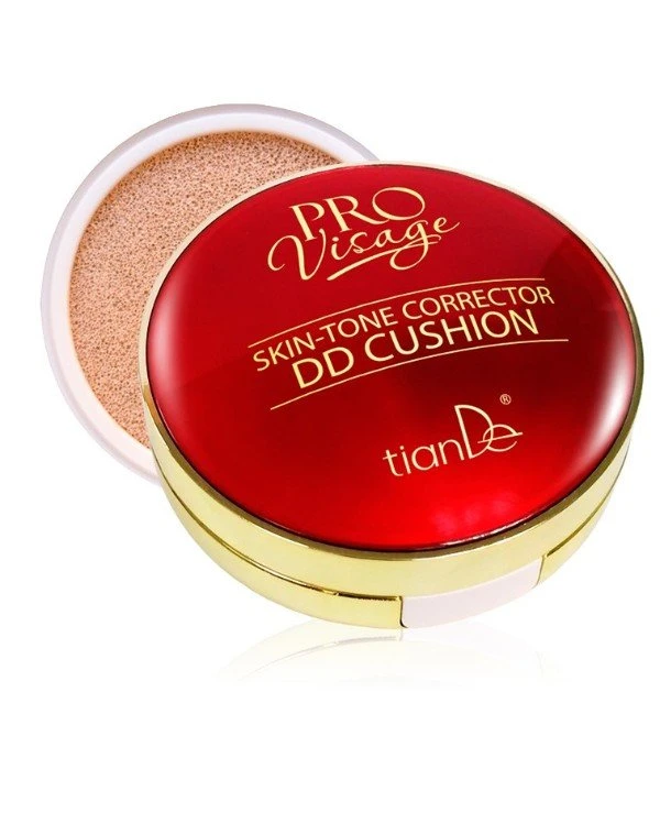 TianDe - DD тональное корректирующее средство – кушон для светлой кожи Pro Vicage Skin-Tone Corrector DD Cushion 15 г