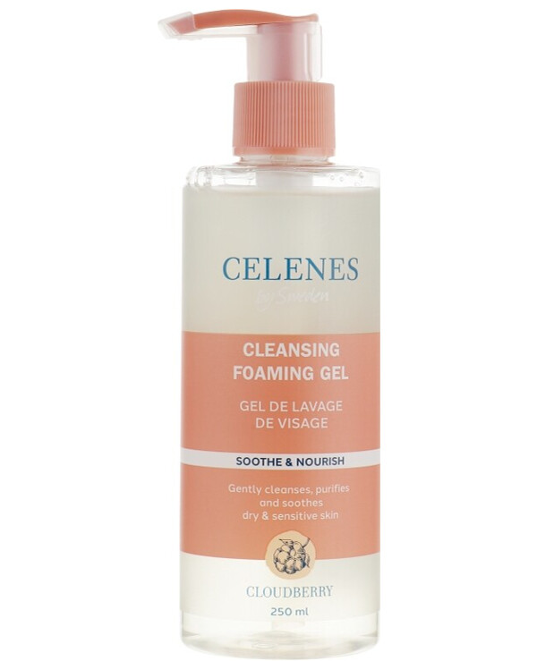 Celenes - Foam gel with cloudberry for dry and sensitive skin Cloudberry Cleansing Gel Dry and Sensitive Skin 250ml