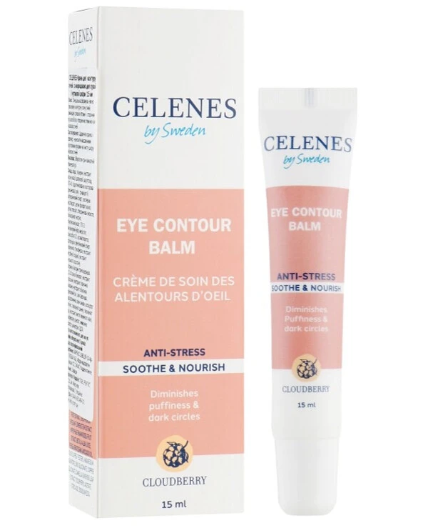 Celenes - Крем для контура глаз с морошкой Cloudberry Eye Contour Balm Dry and Sensitive Skin 15 мл