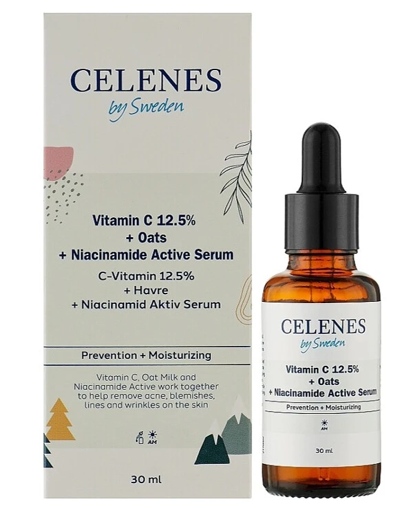 Celenes - Сыворотка с витамином С Vitamin C 12.5% Oats Niacinamide 30 мл back
