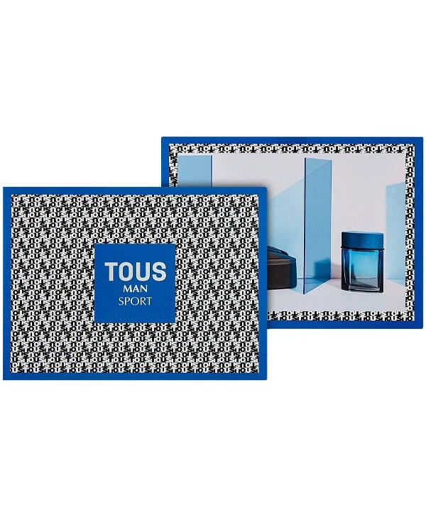 Tous - Подарочный набор для мужчин Man Sport B&W Letters Set - EdT Vapo 100ml + Vanity case 100 мл
