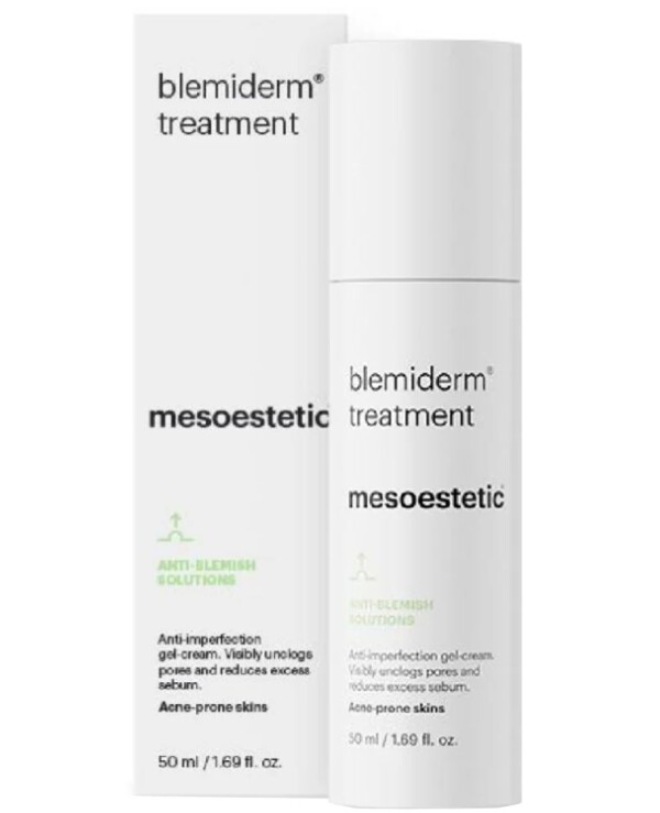 Mesoestetic - Night cream-gel for oily skin with acne Blemiderm Treatment 50ml