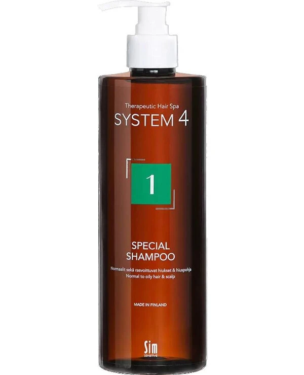 Sim Sensitive Шампунь для нормальной и склонной к жирности кожи головы | System 4 1 Special Shampoo фото, цена, купить